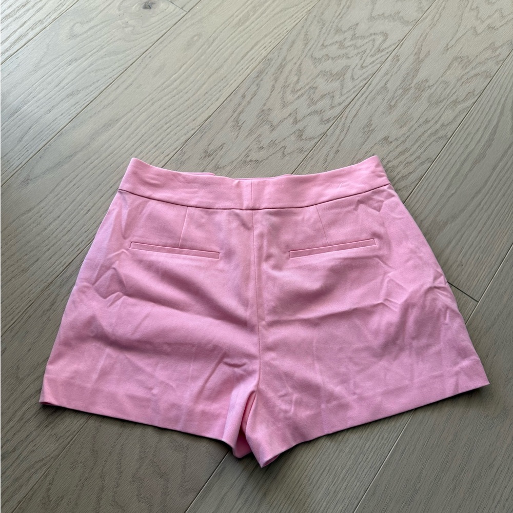 Alice + Olivia Dylan High Waist Pintuck Shorts - Picture 4 of 4